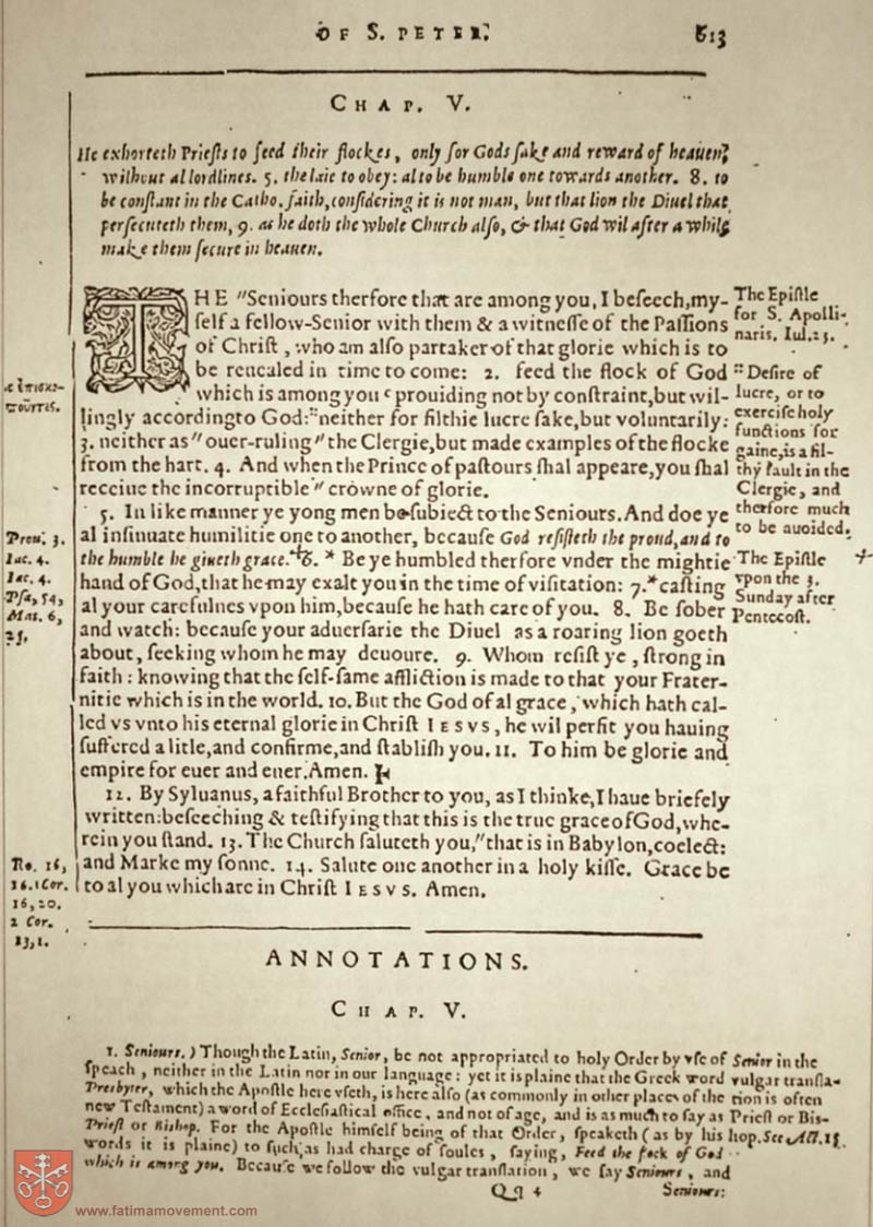 Original Douay Rheims Catholic Bible scan 2902