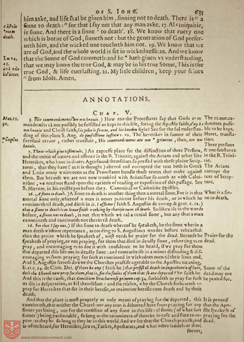 Original Douay Rheims Catholic Bible scan 2924