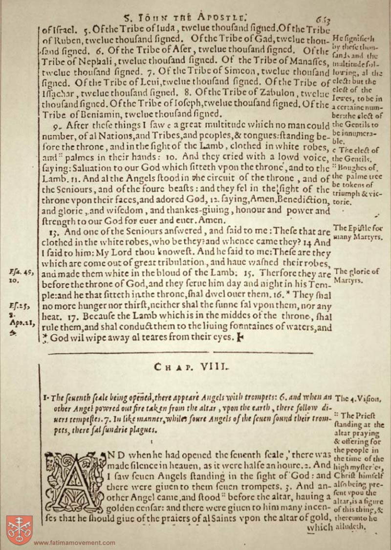 Original Douay Rheims Catholic Bible scan 2952