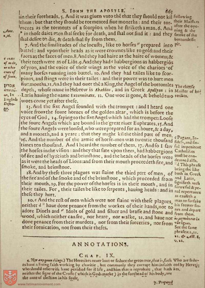 Original Douay Rheims Catholic Bible scan 2954