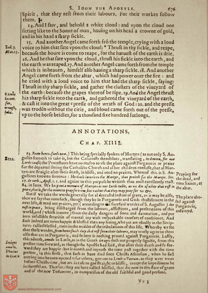 Original Douay Rheims Catholic Bible scan 2964