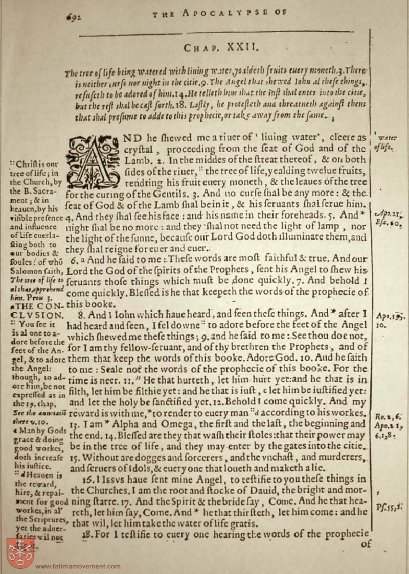 Original Douay Rheims Catholic Bible scan 2981