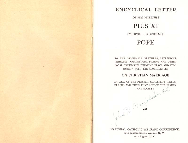 Pius XI Encyclical Christian Marriage page 02