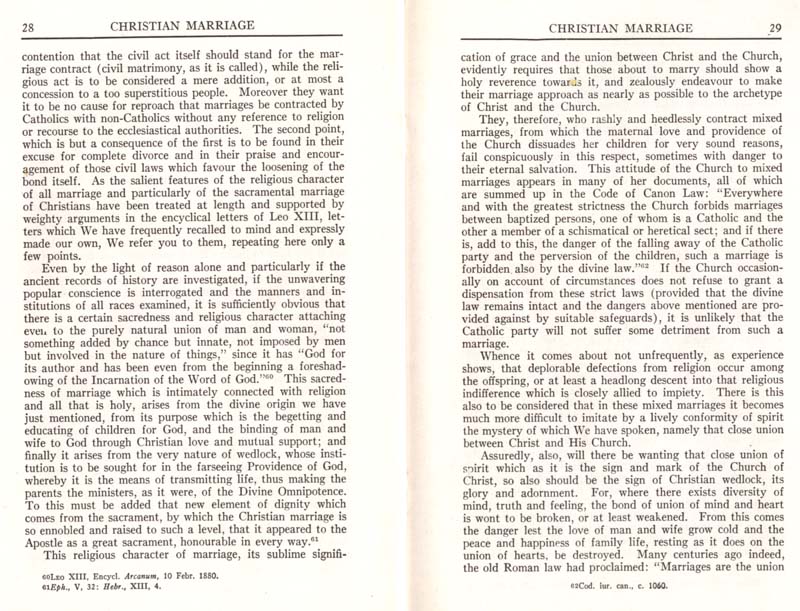 Pius XI Encyclical Christian Marriage page 16