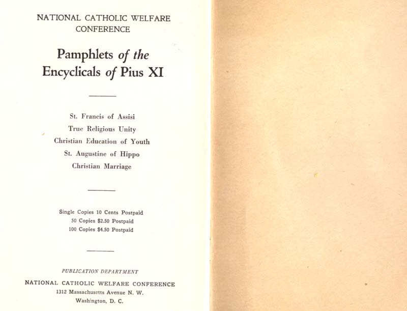 Pius XI Encyclical Christian Marriage page 26
