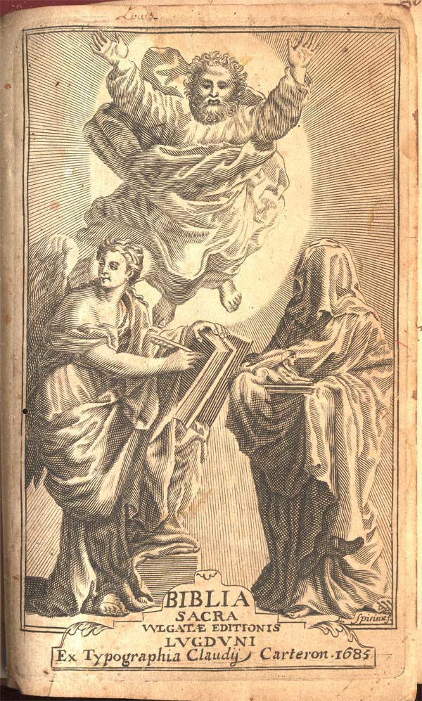 Missing Books of the Bible - Latin Vulgate - Title Page 2