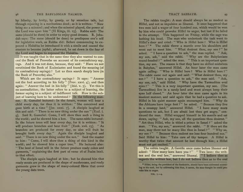 Page 47 of Volume I of the Babylonian Talmud