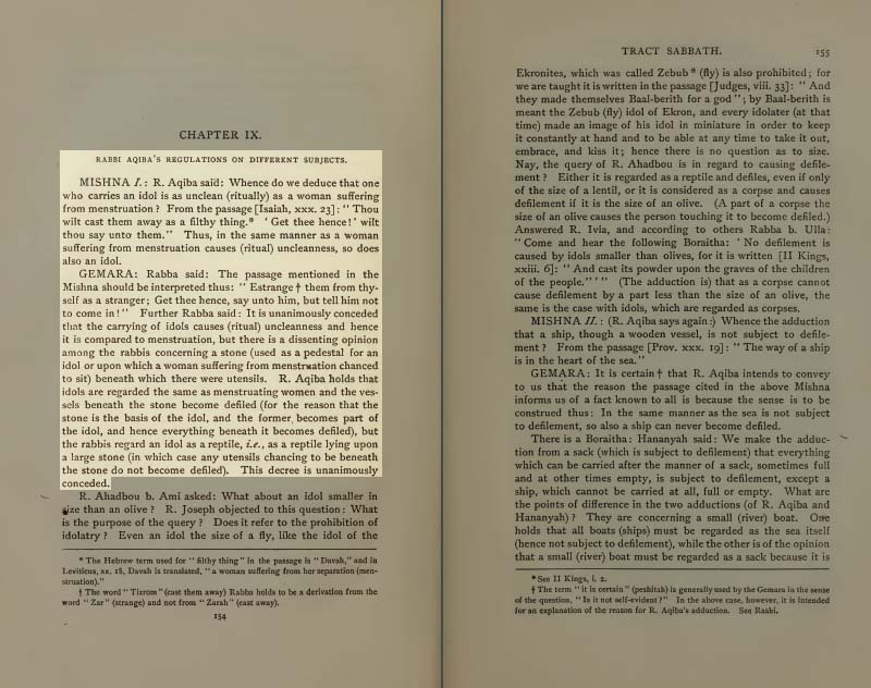 Page 154 of Volume I of the Babylonian Talmud