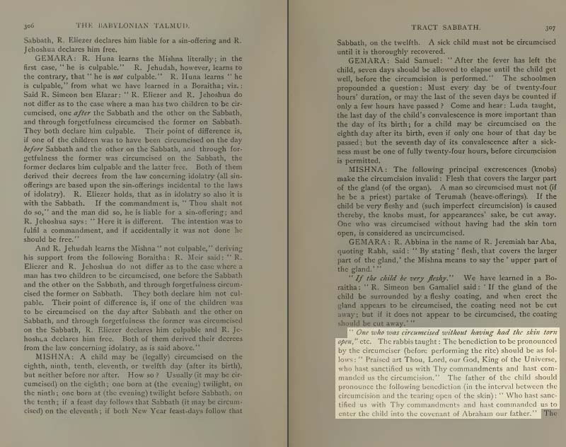 Page 307 of Volume II of the Babylonian Talmud