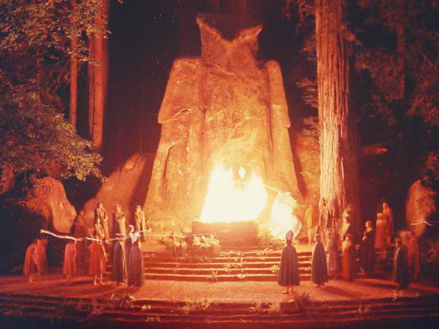 Bohemian Grove Cremation of Care Ceremony