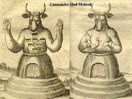 The Semetic deity Molech