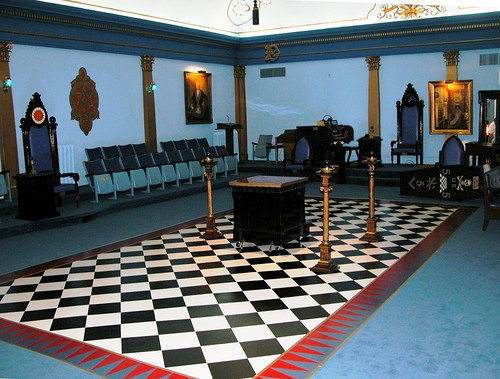 Masonic Lodge Altar