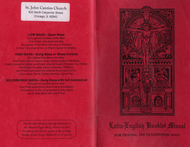 St John Cantius heretical Novus Ordo Missal 1