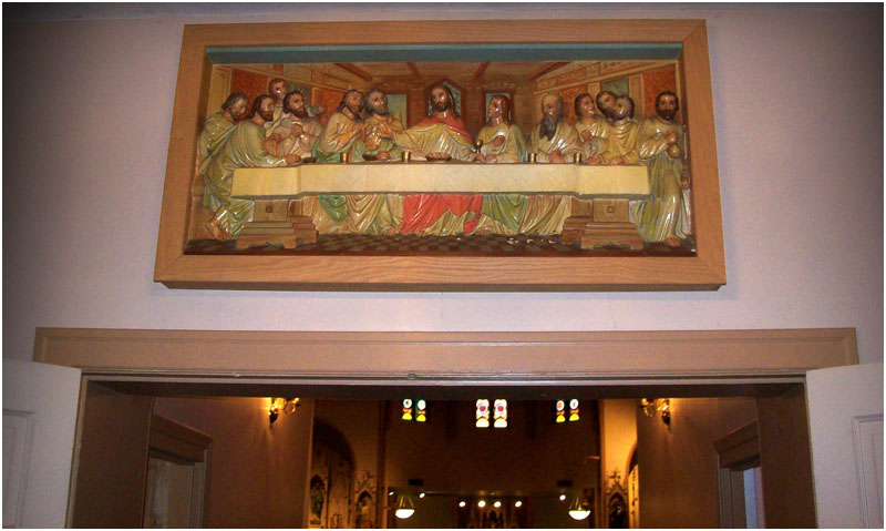St Mary Parish Buffalo Grove IL - DaVinci Code Lord's Supper