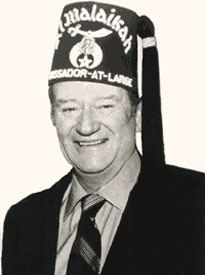 Freemason John Wayne 1907-1979