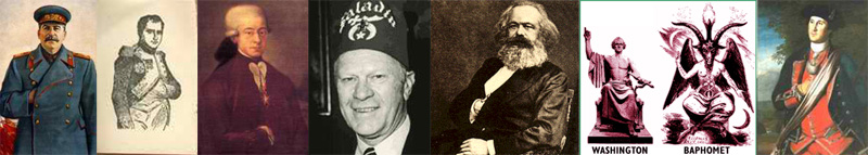 From Josef Stalin to Gerald Ford, these goofballs were all involved with Luciferian Freemasonry.