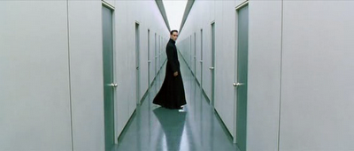 The Door scene from The Matrix Reloaded