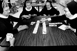 Card-playing virgins