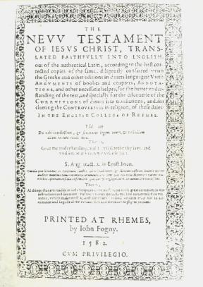 1582 Douai Rheims Cover