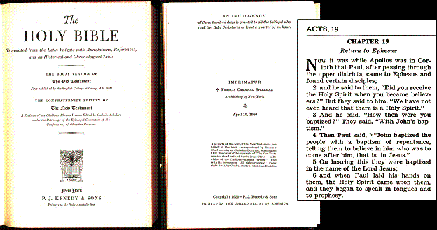 Acts XIX from an 1899 Douay Rheims
