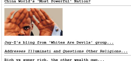 Drudgereport runs Illuminati story on 4-6-2014