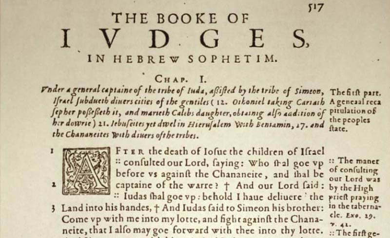 The Satanic Book of Judges from the Jews' Old Testament