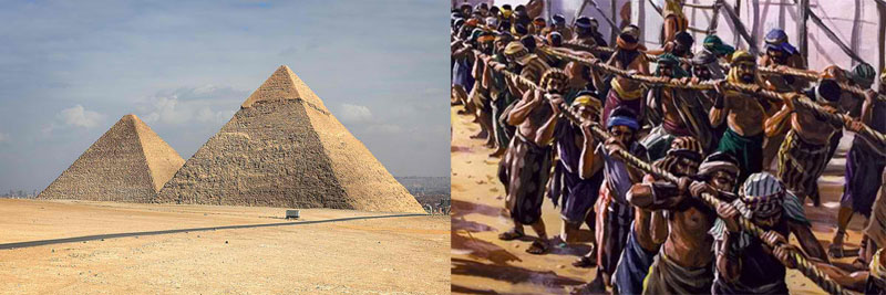 From building the pyramids to working for the pyramid on the dollar bill, not much has changed.