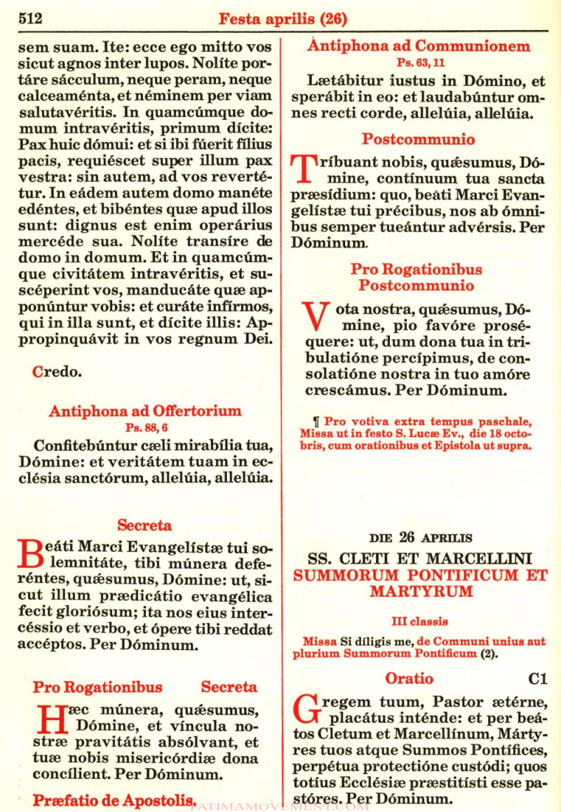 Missale Romanum from 1962 in color scan 0589