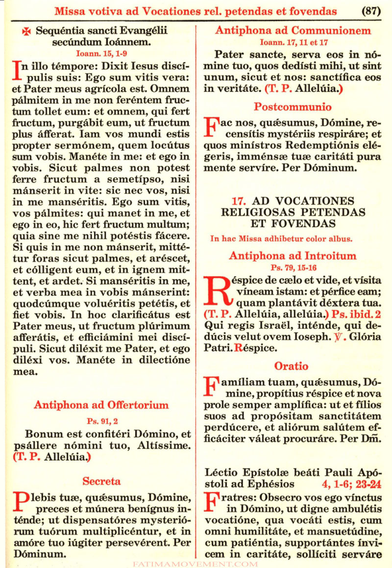 Missale Romanum from 1962 in color scan 0910